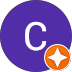 Purple circular Google review avatar with a C initial and guide badge for Chris W