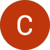 Orange circular initial avatar with the letter C shown next to Chyanne G’s review