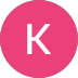 Pink circular initial avatar with K shown for Kevin I’s review card