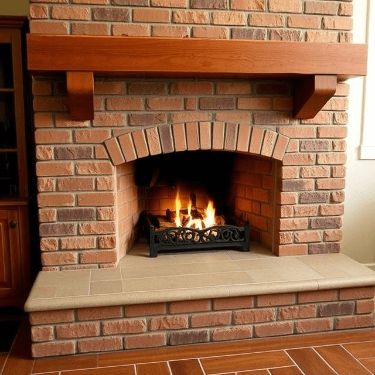 This is a nice brick fireplace, which is one example of a wood burning device that erich kamprath is a certified inspector for. Fireplaces and Masonry chimneys are commonly found in older homes and are always important to get inspected for safety concerns as they age. Erich inspects in Vernon, Lake Country, Kamloops, Kelowna, and the full Okanagan valley