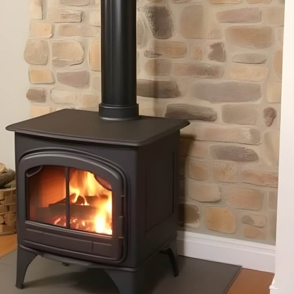 A Wood Stove in Kelowna for a WETT inspection This is an Example of a Wood Stove for an inspection found in Kelowna or the Okanagan Area. For a WETT Inspection a wood stove is checked for code compliance and safety. Wood Stove inspections with At Ease Property Inspections can be completed in Kelowna, Vernon, Kamloops, Shuswap and all surrounding communities